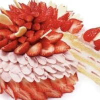「～春爛漫～いちごと桜のショートケーキ」カフェコムサから 3月はお花見気分を楽しめるショートケーキ