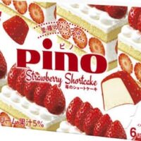 【本日発売】「ピノ 苺のショートケーキ」生クリーム風アイスクリーム・苺チョコ・スポンジケーキ風味トッピング!スイーツのような味わい