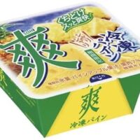 「爽 冷凍パイン」お祭りで提供される冷凍パインをイメージ！ひんやり冷たいシャリシャリ食感