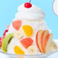 ココス ふわふわ純氷かき氷フェア！「しろくま」「モンブラン」「メロンソーダ」「ポップブルー」「いちご」「宇治金時」「マンゴー」の全7種 食後にぴったり「こぐま（しろくまのミニサイズ）」なども