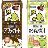 「キッコーマン 豆乳飲料 アフォガート」「キッコーマン 豆乳飲料 まろやか青汁」新作2種登場