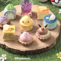 「ポケモンコレクション（9個入）」銀座コージーコーナーから「ポケモンケーキずかん」リーフレット付き