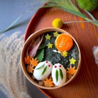 夜空を眺めてお月見の日料理