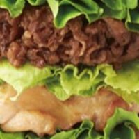 【本日発売】モスバーガー「にくにくにくバーガー」「スパイシーにくにくにくバーガー」「新きんにくにくバーガー」毎月29日限定！“肉だらけ” のボリューム系ハンバーガー