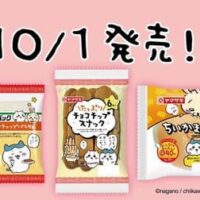 【本日発売】ちいかわ×山崎製パンコラボ「ランちぃパック ハチワレのケチャップパスタ風」「たっぷりチョコチップスナック」「ちいかまん ちいかわのピザまん」