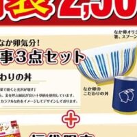 【本日発売】【2024年福袋】なか卯「福袋」オリジナルグッズ（丼・箸、スプーン・保温マグカップ）とお得なクーポン3,000円入り