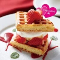 カフェモロゾフからバレンタイン限定メニュー！特製ワッフルサンドとアイリッシュウィスキークリームティー