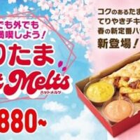 ピザハットが春の訪れを祝す! 新商品「てりたまHut Melts」含む3種限定メニュー、3月12日より販売開始