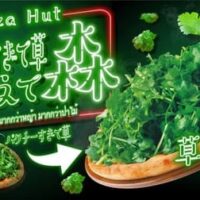 ピザハット 話題の「パクチーすぎて草」復活,「パクチーすぎて草超えて森」を新発売！3月21日から4月14日まで