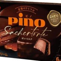 森永乳業「ピノ ザッハトルテ」濃厚なチョコアイスをアプリコット風味のトッピング入りセミスイートチョコでコーティング！