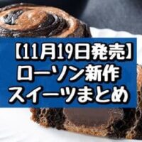 【11月19日発売】ローソン 新作スイーツまとめ「黒い濃厚ショコラロール」「白いホワイトチョコブール」など