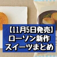 【本日発売】【11月5日発売】ローソン 新作スイーツまとめ「生チーズケーキ」「三角キャラメルホイップパイ」など