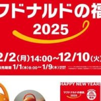 ビッグマックランタン入り「マクドナルドの福袋2025」事前抽選販売！最大合計3,610円相当の商品無料券が入って3,480円