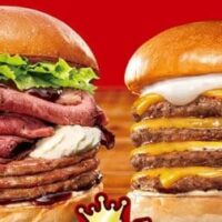 12月「ロッテリア 肉（29）の日」キングサイズのバーガーをお得に！「キング ローストビーフバーガー」「キング 絶品チーズバーガー」販売