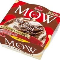 「MOW（モウ）リッチチョコ＆ミルク」2種のアイスをマーブル状に充填！エクアドル産カカオマスの華やかな味わい