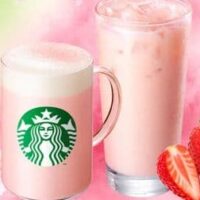 スターバックス新作「いちご 桜 ソイ ラテ」2月15日発売！全ビバレッジで「ソイミルク（豆乳）」変更無料に