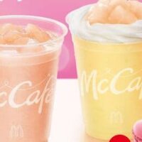 マクドナルド「もものスムージー」「もものミックスフルーツフラッペ」「ハートのマカロン ストロベリー」寄り道マック第2弾!