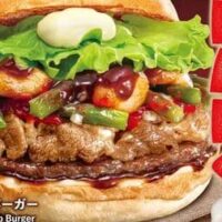 ロッテリア 夏バーガーフェア「にんにく牛カルビバーガー」「日向夏タルタルチキンバーガー」「牛カルビバーガー」期間限定で!