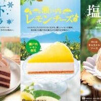 【本日発売】コメダ珈琲店 2025年夏の新作ケーキ「瀬戸内レモンチーズ」「氷点下ショコラ」「塩キャラメルモンブラン」口どけ・味わい・見た目も爽やか！