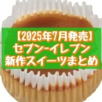 【2025年7月発売 毎週更新】セブン-イレブン 新作スイーツまとめ「とろ生チーズケーキ 塩キャラメル」「お好み焼きみたいなクレープ」など 【2025年7月5日版】