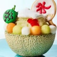 メロン丸々1個分を味わえる「メロンかき氷」がシャングリ・ラ東京にて9月30日まで提供中
