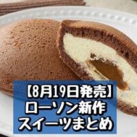 【8月19日発売】ローソン 新商品スイーツまとめ「Uchi Cafe×シーキューブ ティラミスどらもっち」「生バウムクーヘン」など