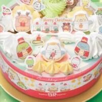 【本日発売】すみっコぐらしの世界が広がる「クリスマス パレット6」 サーティワンの人気フレーバーが集結した、にぎやかでかわいいアイスクリームケーキ