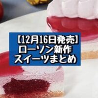 【12月16日発売】ローソン 新商品スイーツまとめ「ノエルルージュ」「チョコレートモカフラッペ」など