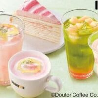 ドトール「ふわりと香る。桜フェア」ドリンクメニュー・スイーツ・コーヒーまとめ！「ゆず香る 桜オレ」「もっちり桜どらやき」など