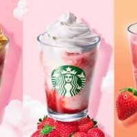 スターバックス新作「ストロベリー シュークリーム フラペチーノ」「スターバックス ストロベリー フラペチーノ」「ストロベリー ＆ パッション ソルベ ティー」春シーズン第2弾！