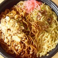 【ローソン増量品実食】「合わせすぎ！ソース＆塩焼そば」を食べてみた！総重量は？