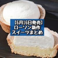 【6月16日発売】ローソン 新商品スイーツまとめ「しっとりビスケットサンド レアチーズ」「ふわ生2層のチーズタルト」など