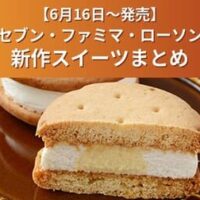 【6月16日～発売】セブン・ファミマ・ローソン新作スイーツ特集｜しっとりビスケットサンド レアチーズ・「Afternoon Tea」監修シリーズなど注目デザートまとめ